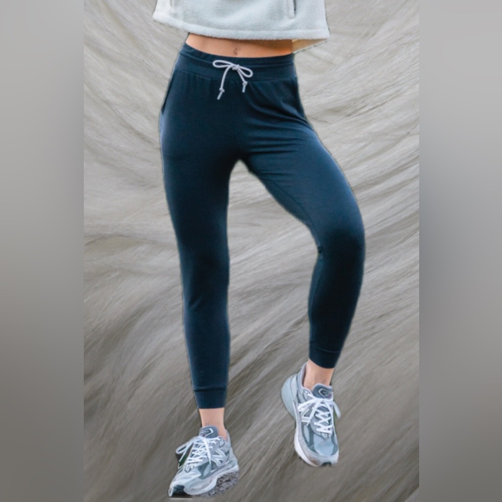 Zyia Navy Cozy Joggers - Picture 2 of 6